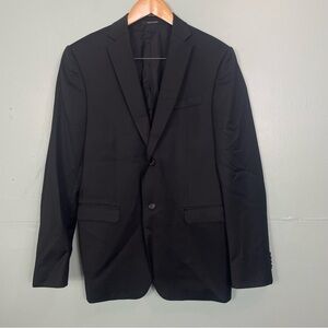Z Zegna Drop 7 Blazer Jacket Wool Black EU‎ 48R US 38R Ermenegildo Zegna
